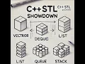 C STL Showdown Vector vs Deque vs List vs Queue vs Stack - Which One Rules
