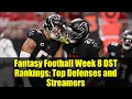 Fantasy Football Week 8 DST Rankings Top Defenses and Streamers NBC Sports