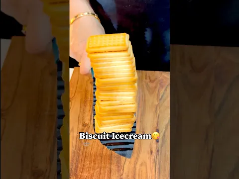 Icecream Biscuit🍦😋#icecream #selinesrecipes #shortsviral