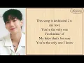 JAY PARK (박재범) - Dedicated 2 U lyrics