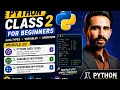 Python Class 2 in Data Types Variables Operators Python for Beginners