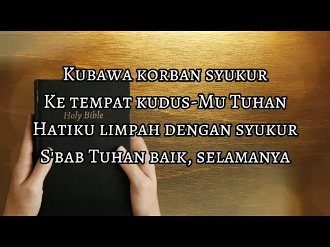 Download MP3 Putri Siagian - Kubawa Korban Syukur ( Lirik )