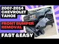 2007-2014 Chevrolet Tahoe Front Bumper Removal Remove it in 8 Mins with this