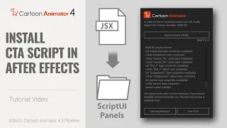 Cartoon Animator 4 Tutorial - Install CTA Script in After Effects