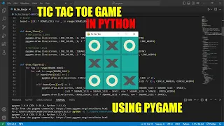 ASMR Programming - Coding a Tic Tac Toe Game in Python Game Development Python Game Development