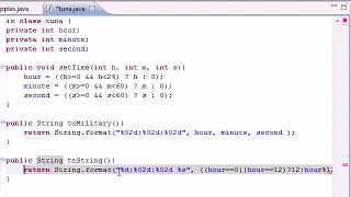 Java Programming Tutorial 37 of 87 Display Regular time