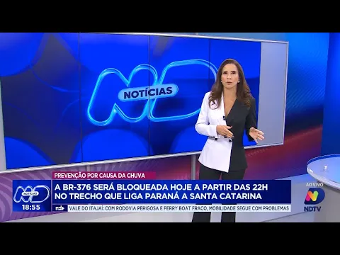 Prevenção rodoviária: BR-376 será bloqueada devido às condições climáticas