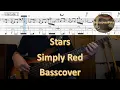 Lagu Simply Red - Stars.  Bass Cover Tabs Score (standard notation) Chords Transcription