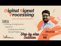 Overlap save method Solved Example Step by step solution DSP Module 1 Lecture 13