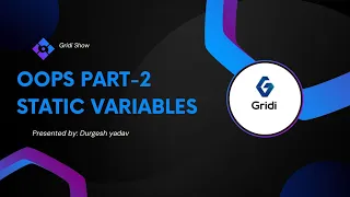 oops part 2 What is Static variables how to declare access delete and modify