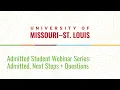 Admitted Next Steps Webinar June 8 2026