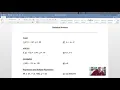 Statistical Notation