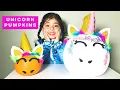 UNICORN PUMPKINS - Decorating Halloween Pumpkins