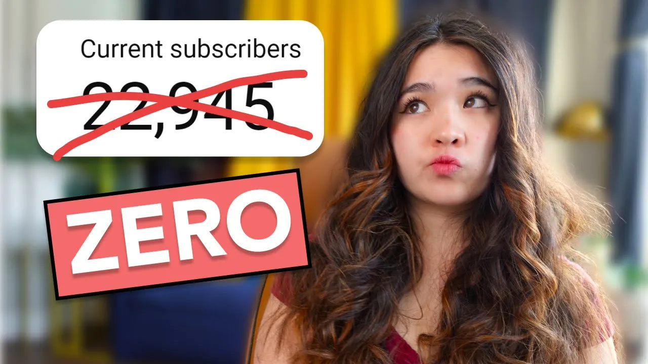 Outline Video STARTING OVER ON YOUTUBE | why I left my 22K subscribers behind