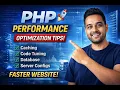 PHP Performance Optimization Tips Make Your Website SUPER FAST Assignment On Click