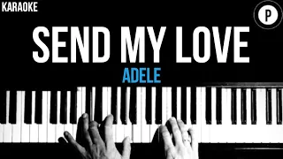 Download Adele - Send My Love Karaoke SLOWER Acoustic Piano Instrumental Cover Lyrics MP3
