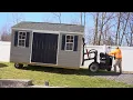 Pine Creek Structures - Shed Mule Delivery