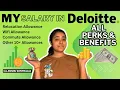 Deloitte s Salary break-up complete benefits
