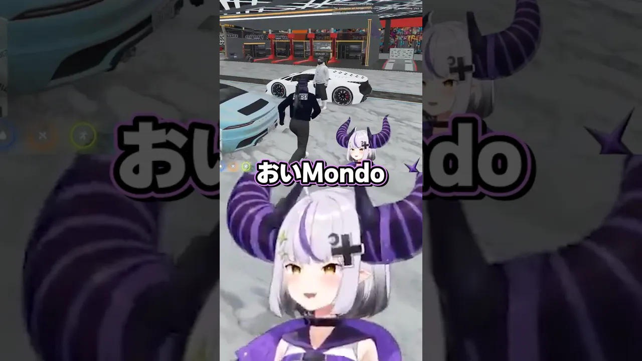 AIM最強のmondoに思いっきり喧嘩を売ってしまい完全敗北するラプ様【#vcrgta3 スト鯖 ラプラス・ラプラス/ホロライブ/mond/CR】#shorts