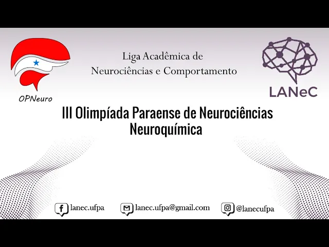Aula 2: Neuroquímica - Parte 1 - LANeC OPNeuro