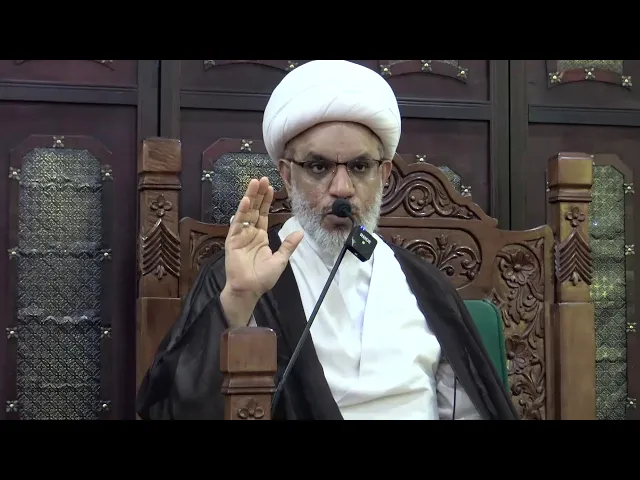 ⁣دموع الشيخ الأراكي في حضرة المعصومة ع \ العلامة الشيخ محمود العالي