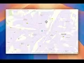 Simple cross-platform maplibre app with basemap de world vector tiles built with tauri MacOS