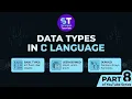 C Language Tutorial Series - Part 8 Data types in C Program Sarangee Online Tutorials