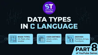 C Language Tutorial Series - Part 8 Data types in C Program Sarangee Online Tutorials