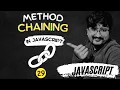 100 JS Interview Questions Method Chaining in Javascript HINDI
