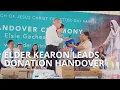 Elder Kearon Leads Handover of Donations for Elsie Gaches Village