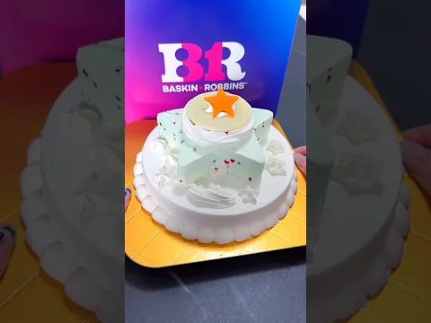 サーティワン新発売のポッピングシャワーアイスケーキ🍨🎂