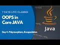 OOPS in Core JAVA 7 Days FREE Bootcamp Day 4 Experience Tathastu