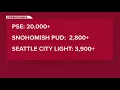 Over 25 000 households lose power around western Washington
