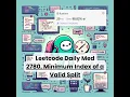 2780 Minimum Index of a Valid Split Med Leetcode Daily 3-26-25