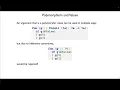 Polymorphism 6 only non-polymorphic values