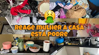 Faxina pesada completa na casa toda muita motivação de limpeza