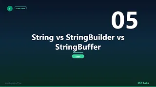 String vs StringBuilder vs StringBuffer Easy Java Interview Prep