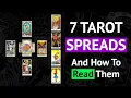 7 TAROT SPREADS And How To Read Them Celtic Cross and more