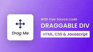 Draggable Element With Javascript HTML CSS Javascript Tutorial