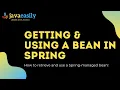 How to Use a Spring Managed Bean