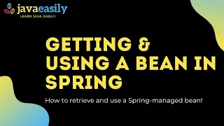 How to Use a Spring Managed Bean