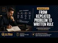Module 5 1 - From Repeated Problem to Written Rule