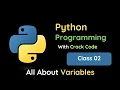 Variables in Python Python Full Course Class 2 - Mastering the Basics