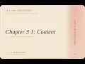 CAP Certification Chapter 3-1 Content