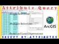 Attribute Query in ArcGIS Select by Attributes Query Attributes Table