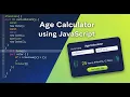 Age Calculator using JavaScript HTML CSS JS Project for Beginners