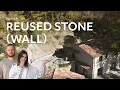 Lagu #78 Nog een stenen muur van hergebruikt steen, looppad, septictank. Hoe wordt de Toscaanse olijfo...