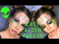 SIMPLE ALIEN MAKEUP ALIEN COSTUME HALLOWEEN ALIEN MAKEUP HOW TO ALIEN MAKEUP TUTORIAL