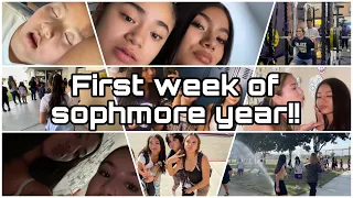 my first week of sophomore year aliyah b garcia