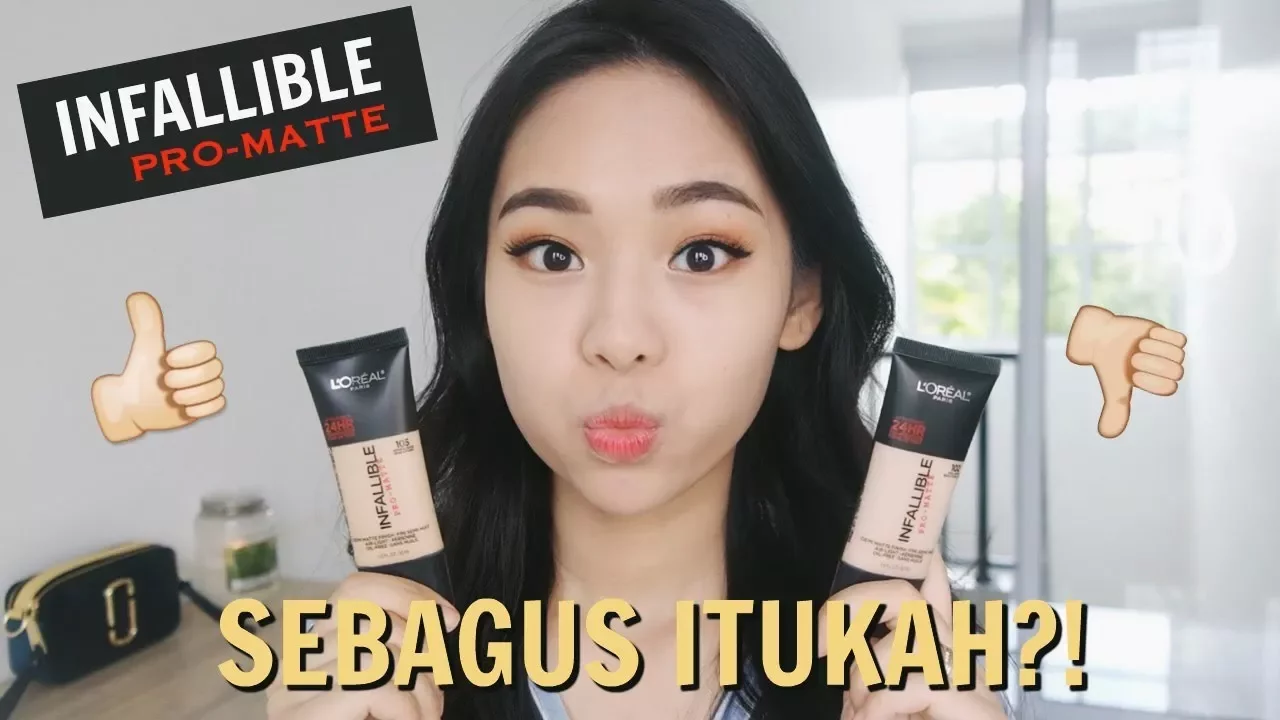 L'OREAL INFALLIBLE TOTAL COVER FOUNDATION REVIEW ( Bahasa Indonesia )